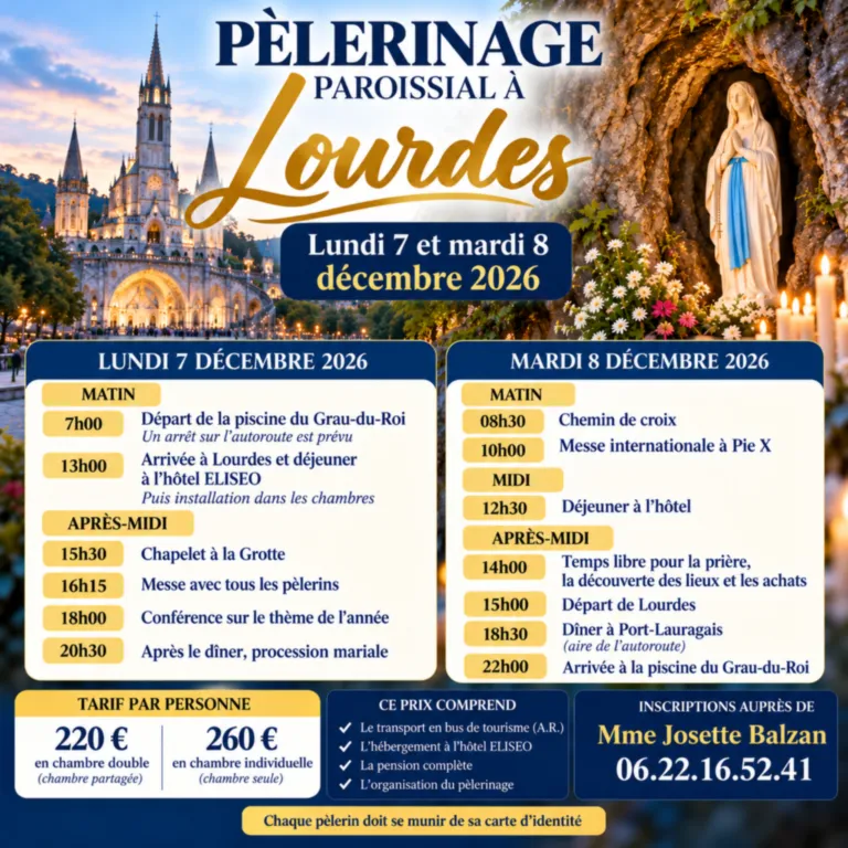 Pèlerinage Lourdes