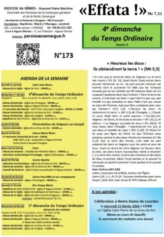 5ème dimanche du Temps Ordinaire - Année A 5ème dimanche du Temps Ordinaire - Année A