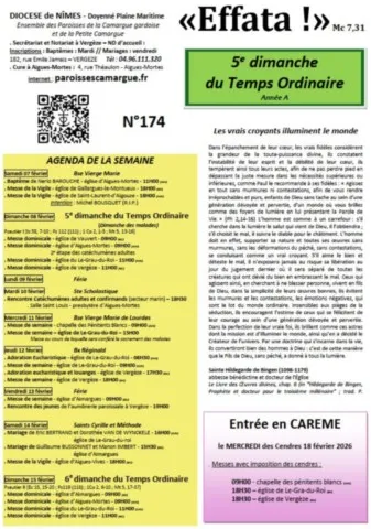 5ème dimanche du Temps Ordinaire - Année A 5ème dimanche du Temps Ordinaire - Année A