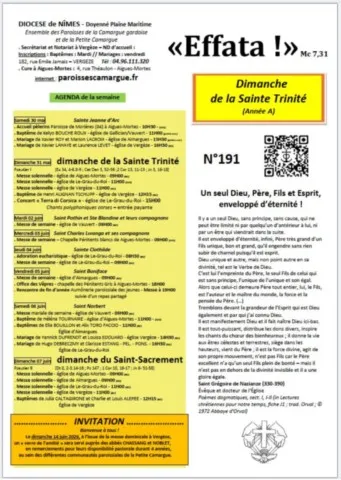Dimanche de la Sainte Trinité