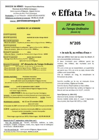 23e Dimanche du Temps Ordinair