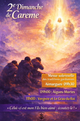 Affiche paroissiale 2e dimanche de Carême